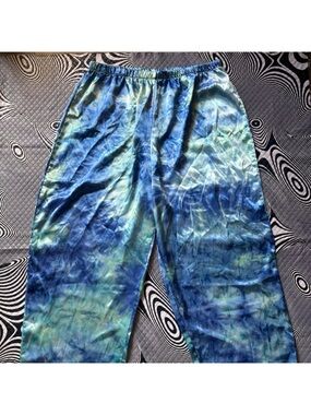 Tie-Dye Blue-Green Lounge Pants